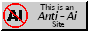 An 88x31 web button reading 'This is an anti-AI site'.