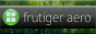 A green button that says 'Frutiger Aero'.